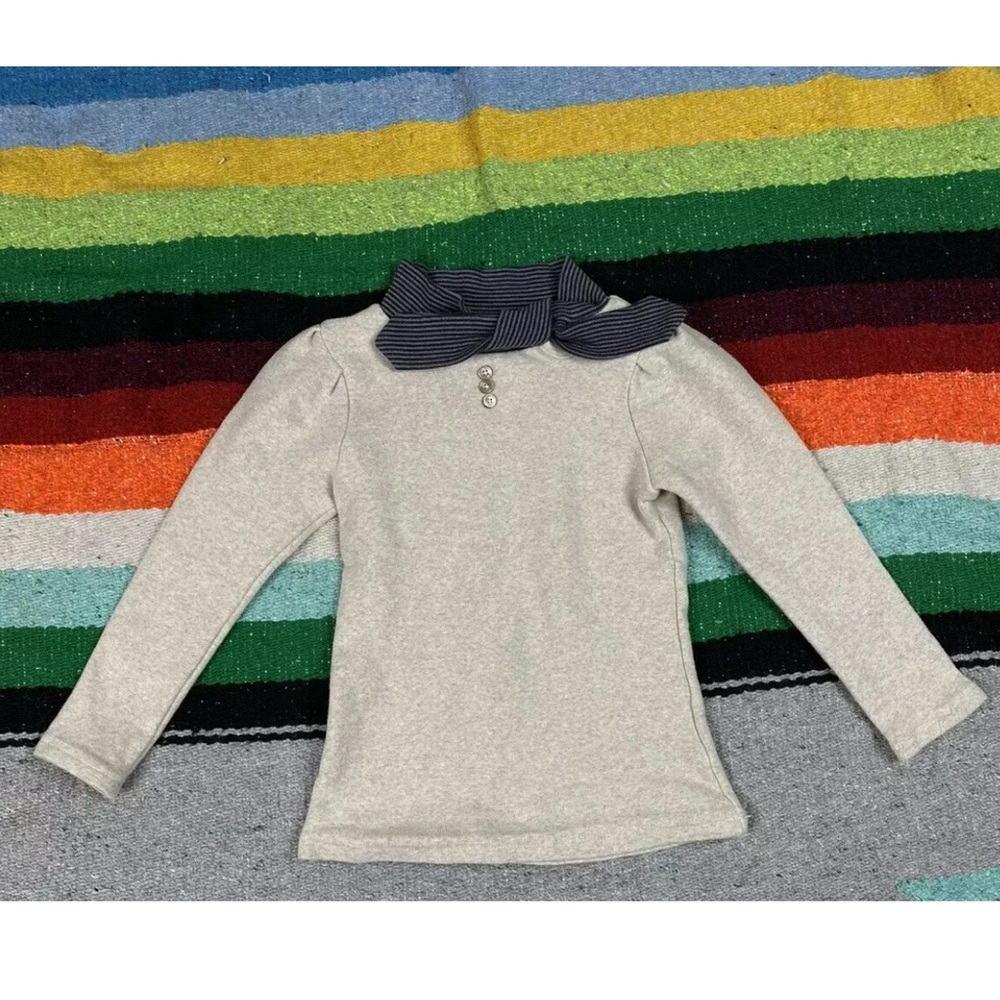 Mizzle Baby Mock Neck Side Tie Top 13/9-12 Months